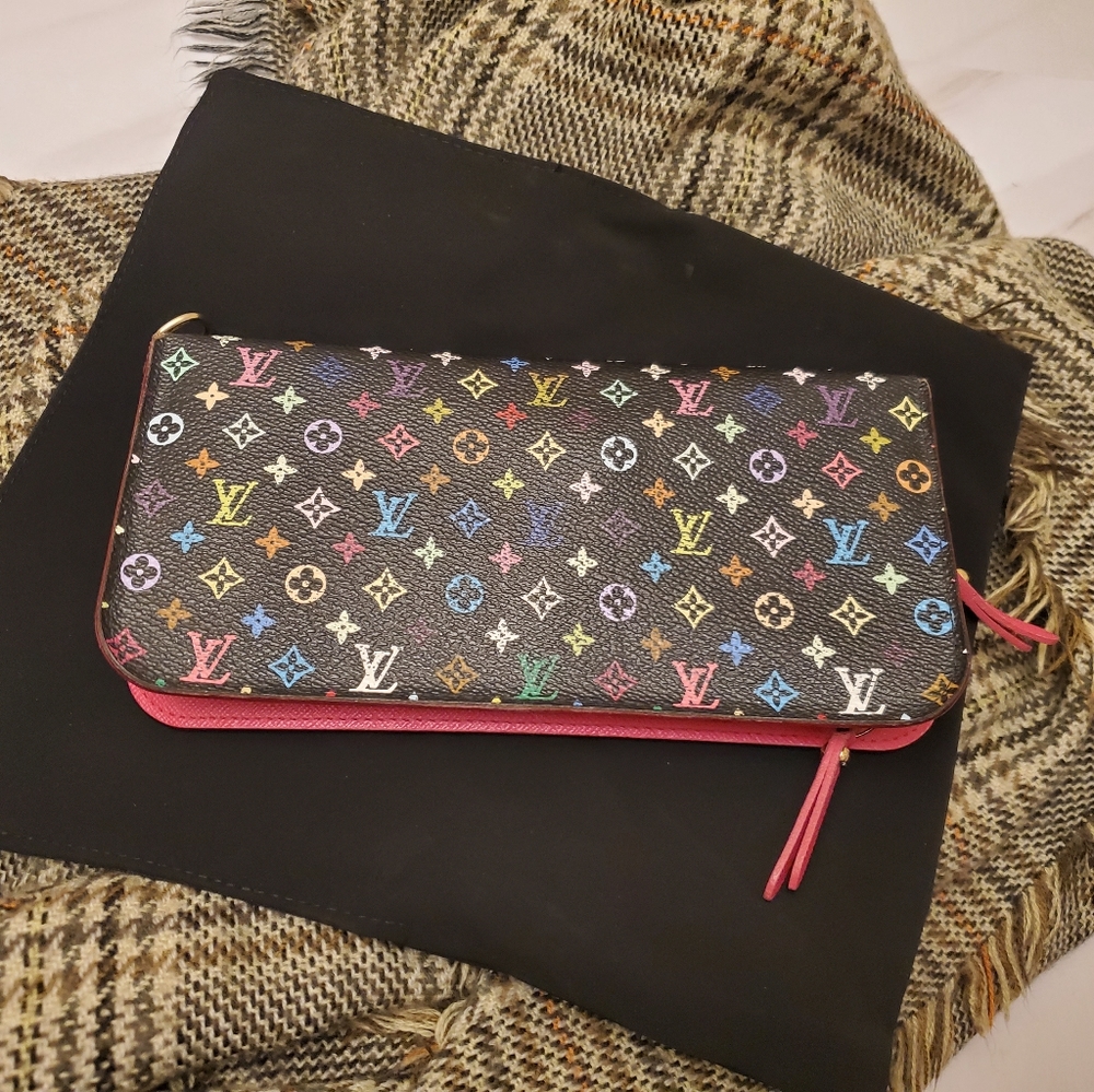 Authentic Louis Vuitton Muticolour Wallet LV